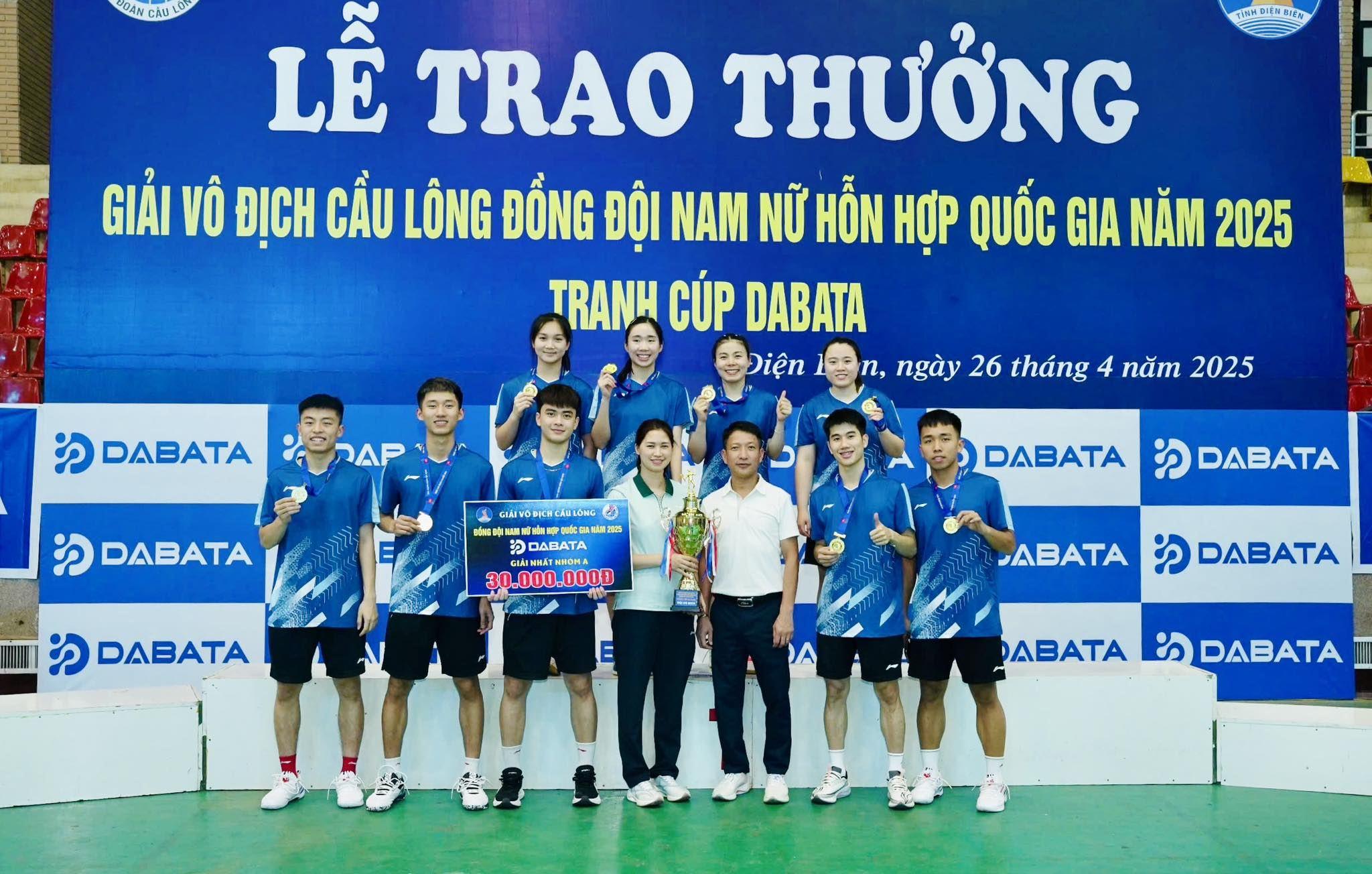 BẮC GIANG LÊN NGÔI TẠI GIẢI VÔ ĐỊCH CẦU LÔNG ĐỒNG ĐỘI HỖN HỢP QUỐC GIA 2025 - TRANH CÚP DABATA BẮC GIANG LÊN NGÔI TẠI GIẢI VÔ ĐỊCH CẦU LÔNG ĐỒNG ĐỘI HỖN HỢP QUỐC GIA 2025 - TRANH CÚP DABATA