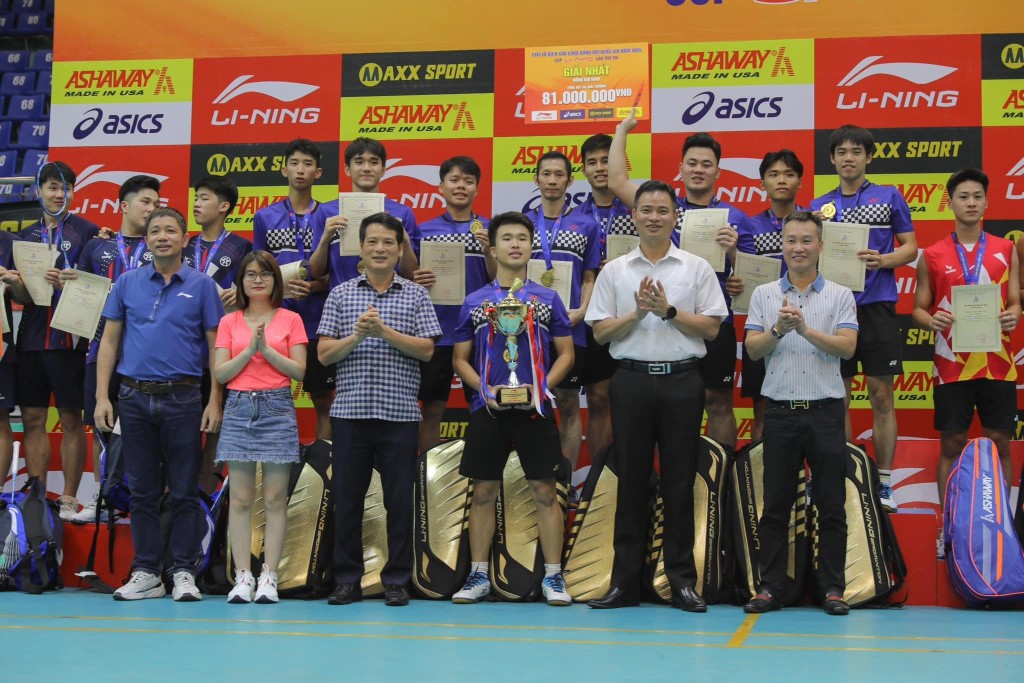 Bế mạc Giải vô địch cầu lông đồng đội quốc gia năm 2024 tranh cúp Li-Ning Bế mạc Giải vô địch cầu lông đồng đội quốc gia năm 2024 tranh cúp Li-Ning
