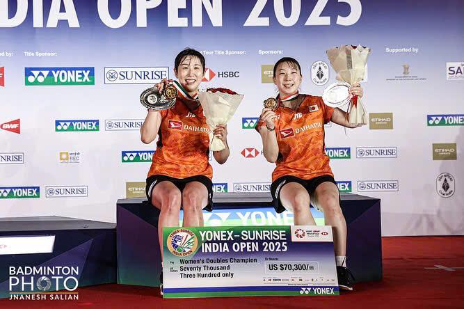 Các nhà vô địch giải India Open năm 2025 - cấp độ super 750 Các nhà vô địch giải India Open năm 2025 - cấp độ super 750