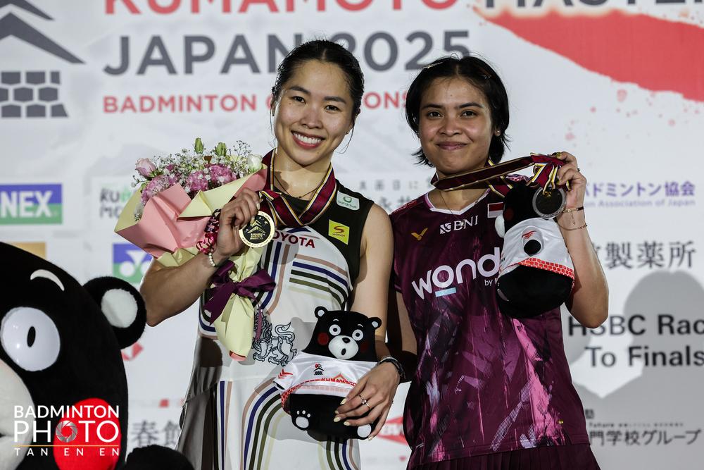 Các nhà vô địch tại giải cầu lông Kumamoto Masters Japan 2025 cấp độ super 500