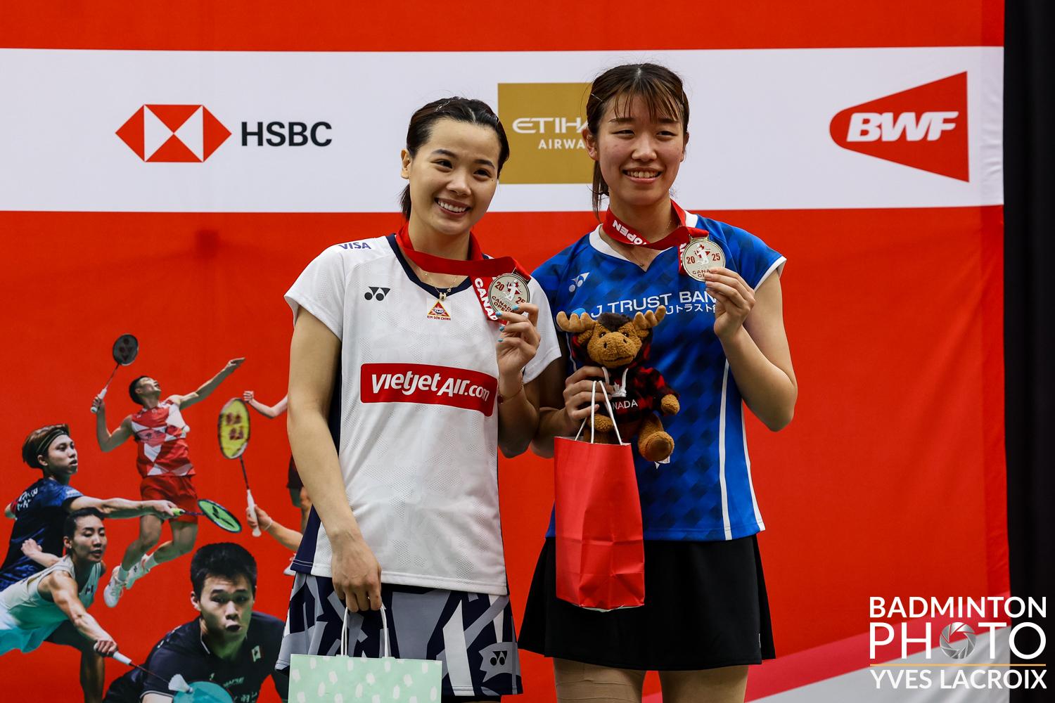 Các nhà vô địch tại giải cầu lông YONEX Canada Open 2025 cấp độ super 300 Các nhà vô địch tại giải cầu lông YONEX Canada Open 2025 cấp độ super 300