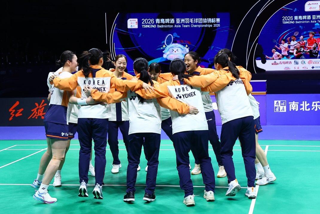 Đồng đội nữ Hàn Quốc vùi dập 3/0 trước chủ nhà Trung Quốc ở chung kết giải cầu lông châu Á