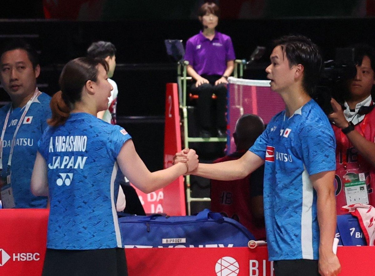 Giải cầu lông Japan Open 2024 không dành cái kết đẹp cho cậu mợ Yuta Watanabe/Arisa Higashino Giải cầu lông Japan Open 2024 không dành cái kết đẹp cho cậu mợ Yuta Watanabe/Arisa Higashino