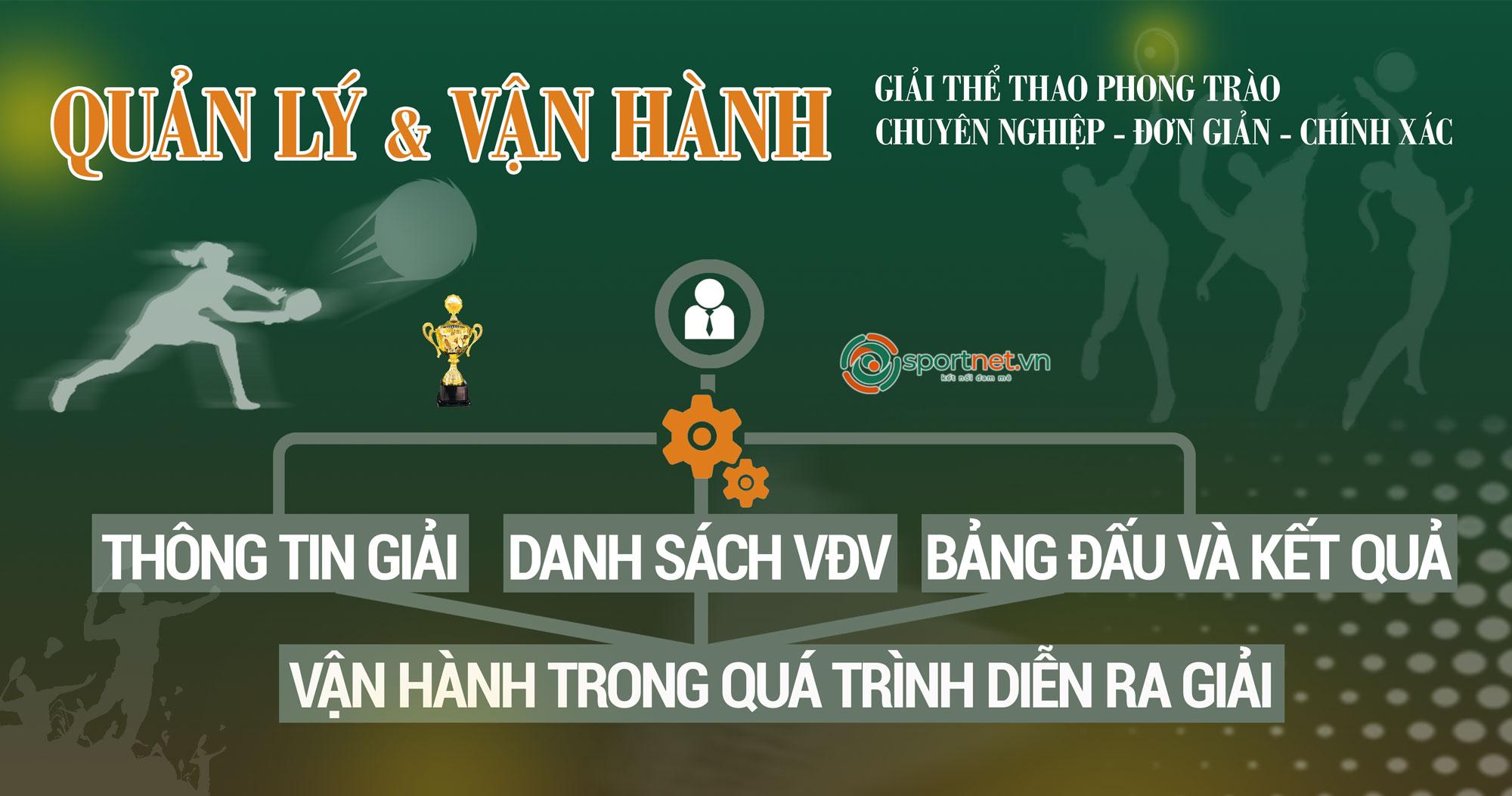 Quản lý và vận hành giải thể thao Quản lý và vận hành giải thể thao