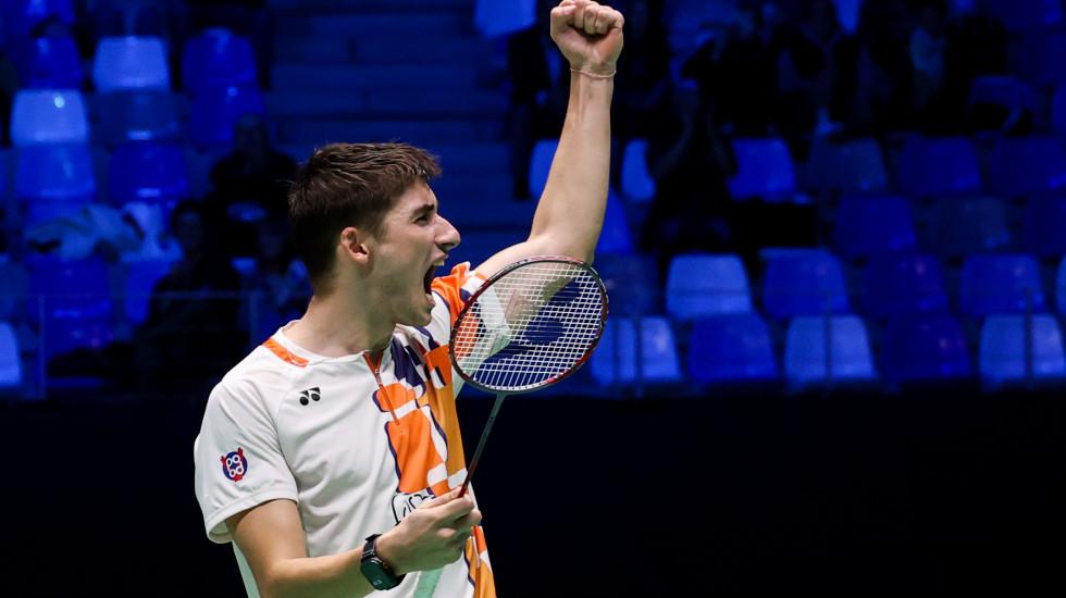 Tay vợt người Pháp Christo Popov lập kỷ lục trong trận chung kết đơn nam cầu lông World Tour Finals 2025