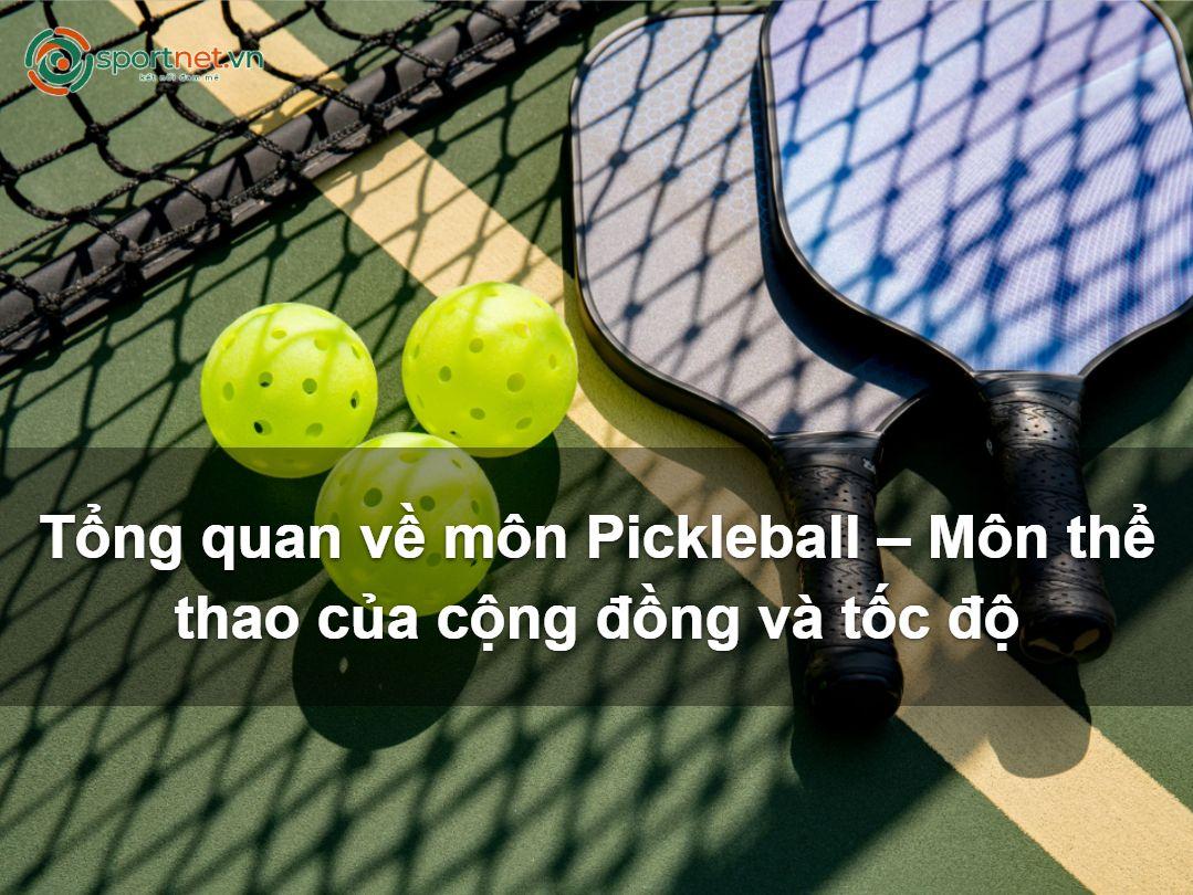 Tổng quan về môn Pickleball – Môn thể thao của cộng đồng và tốc độ Tổng quan về môn Pickleball – Môn thể thao của cộng đồng và tốc độ