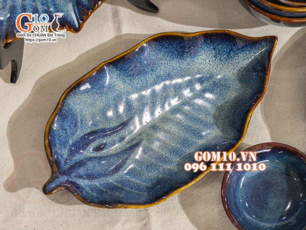 Bộ đồ ăn men hỏa biến thiên hà, 16 chi tiết Bộ đồ ăn men hỏa biến thiên hà, 16 chi tiết