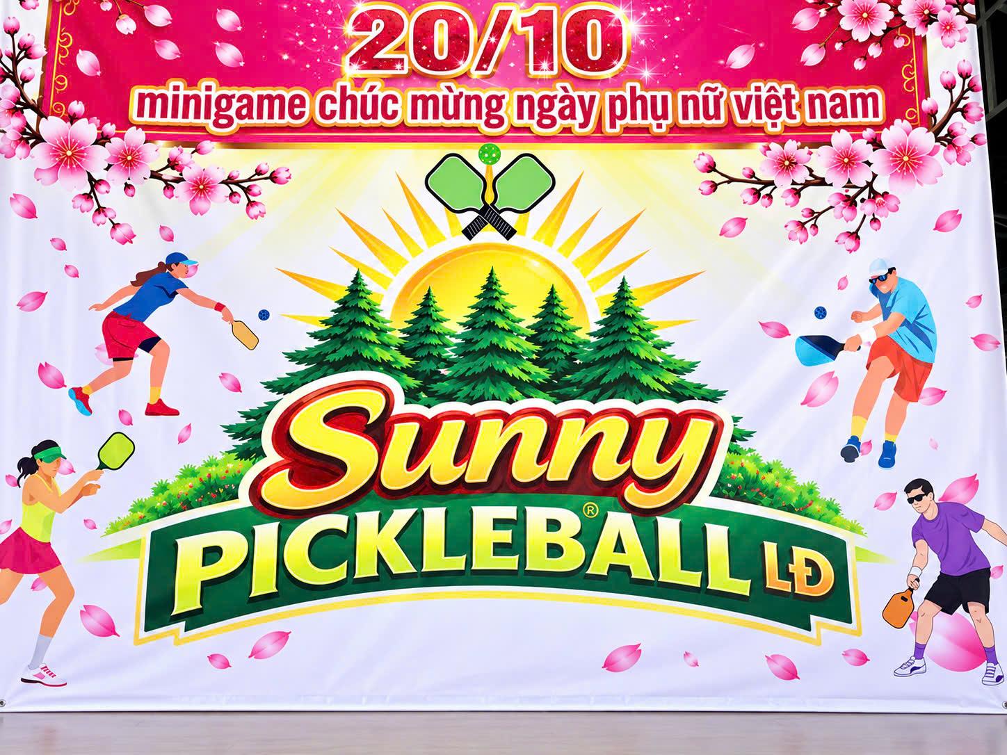GIẢI PICKLEBALL SUNNY CHÚC MỪNG NGÀY PHỤ NỮ VIỆT NAM 20/10