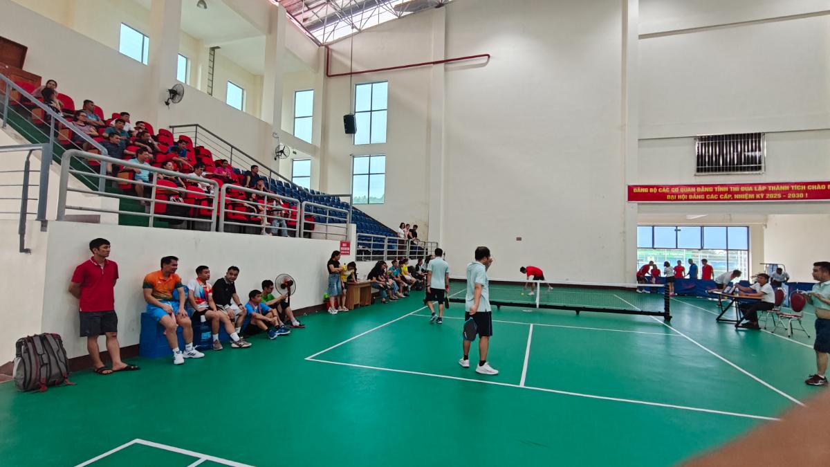 Giải pickleball chào mừng thành công đại hội đảng bộ các cơ quan tỉnh lần thứ 1 , nhiệm kỳ 2025 2030