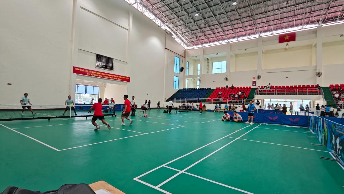 Giải pickleball chào mừng thành công đại hội đảng bộ các cơ quan tỉnh lần thứ 1 , nhiệm kỳ 2025 2030
