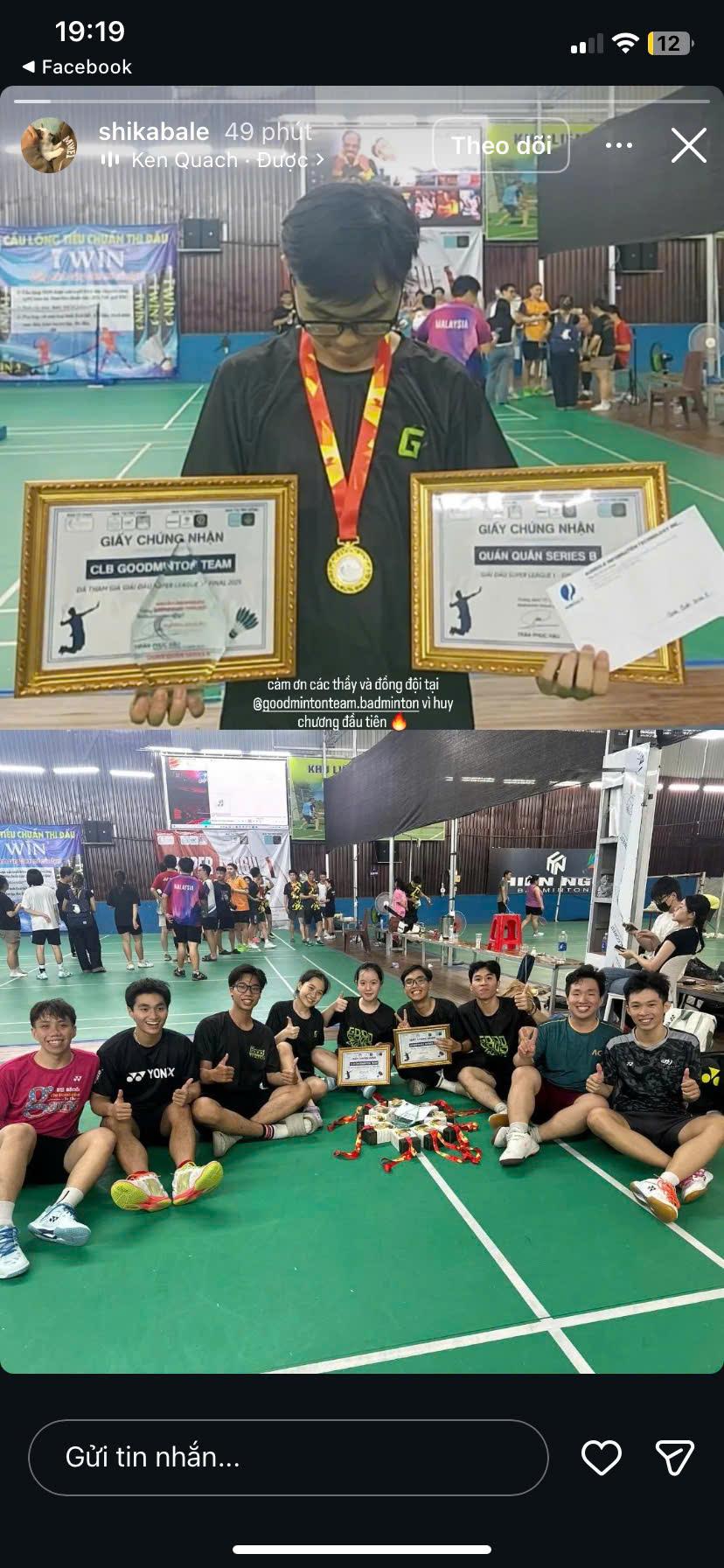 GIẢI CẦU LÔNG ĐỒNG ĐỘI SUPER LEAGUE 1 - MÙA FINAL NĂM 2025