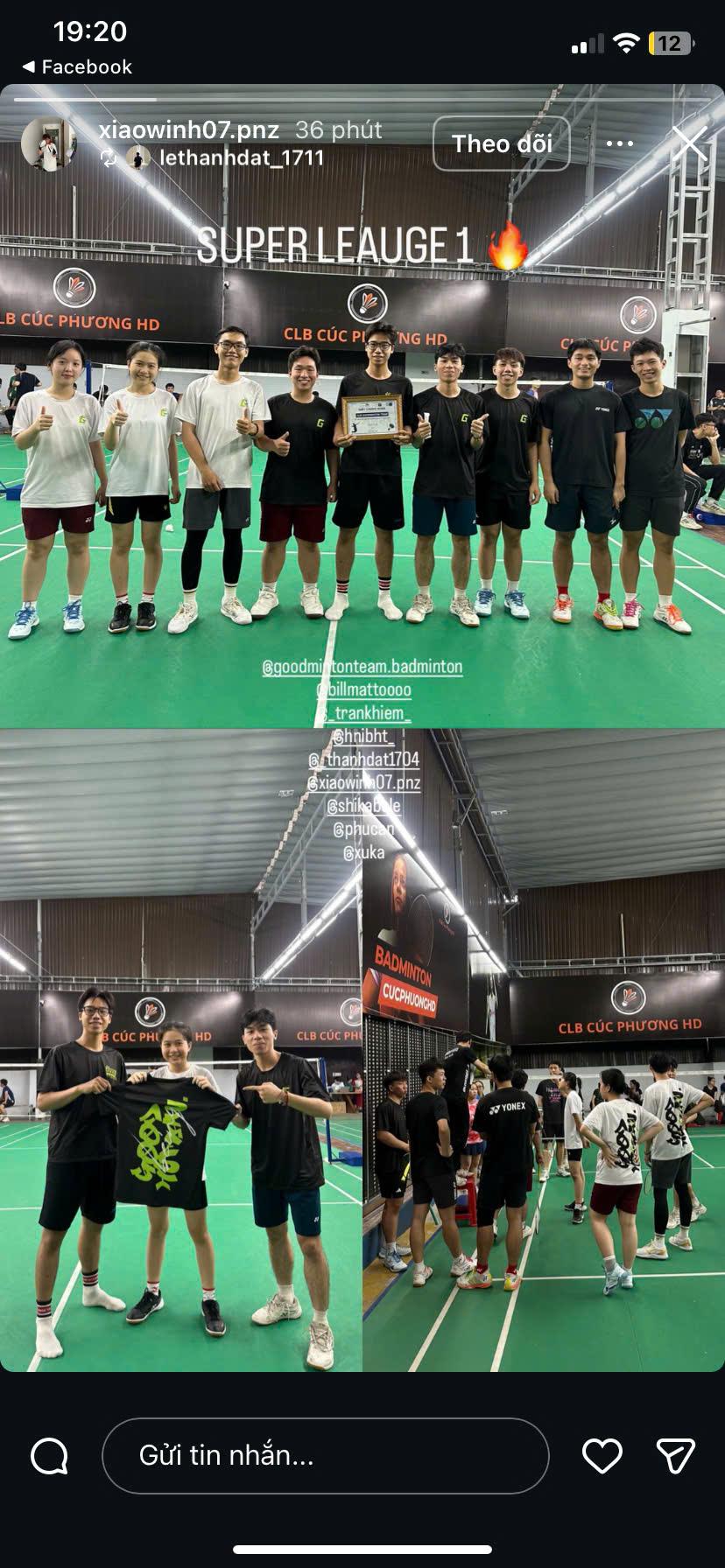 GIẢI CẦU LÔNG ĐỒNG ĐỘI SUPER LEAGUE 1 - MÙA FINAL NĂM 2025