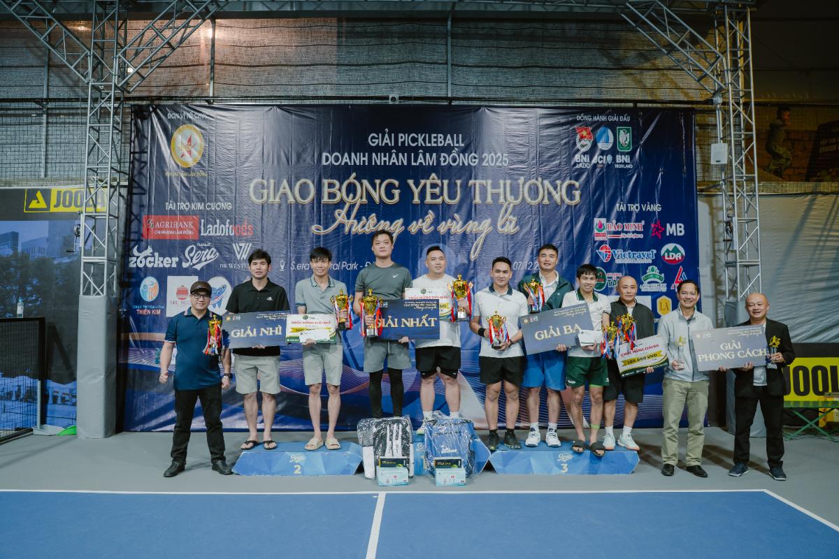 HỘI DOANH NHÂN TRẺ LÂM ĐỒNG 2025 - GIAO BÓNG YÊU THƯƠNG, HƯỚNG VỀ VÙNG LŨ