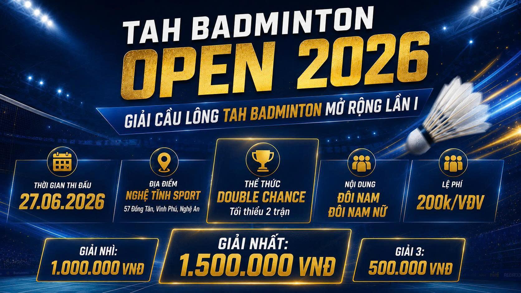TAH Badminton tournament