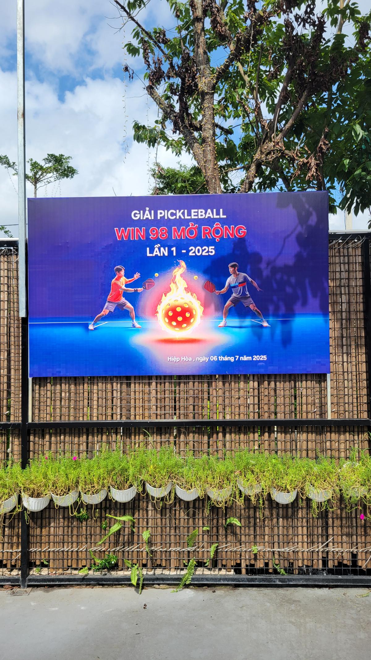 GIẢI PICKLEBALL WIN 98 MỞ RỘNG LẦN 1 -2025