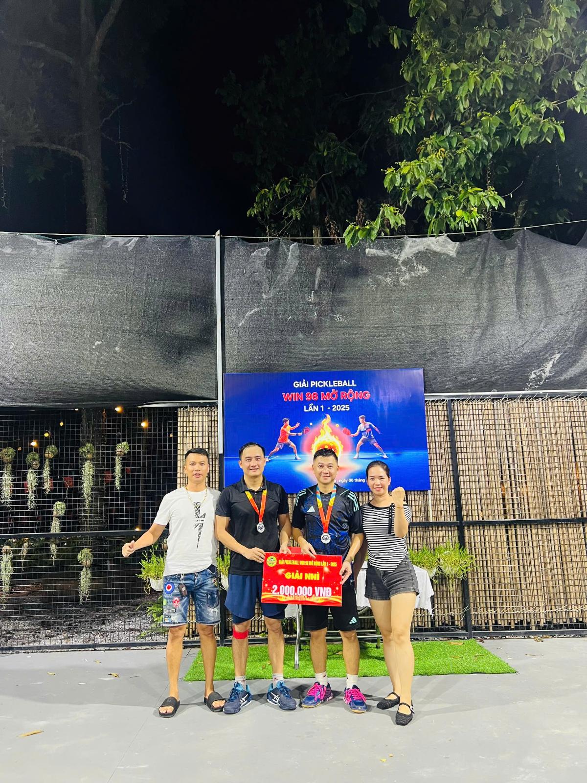 GIẢI PICKLEBALL WIN 98 MỞ RỘNG LẦN 1 -2025