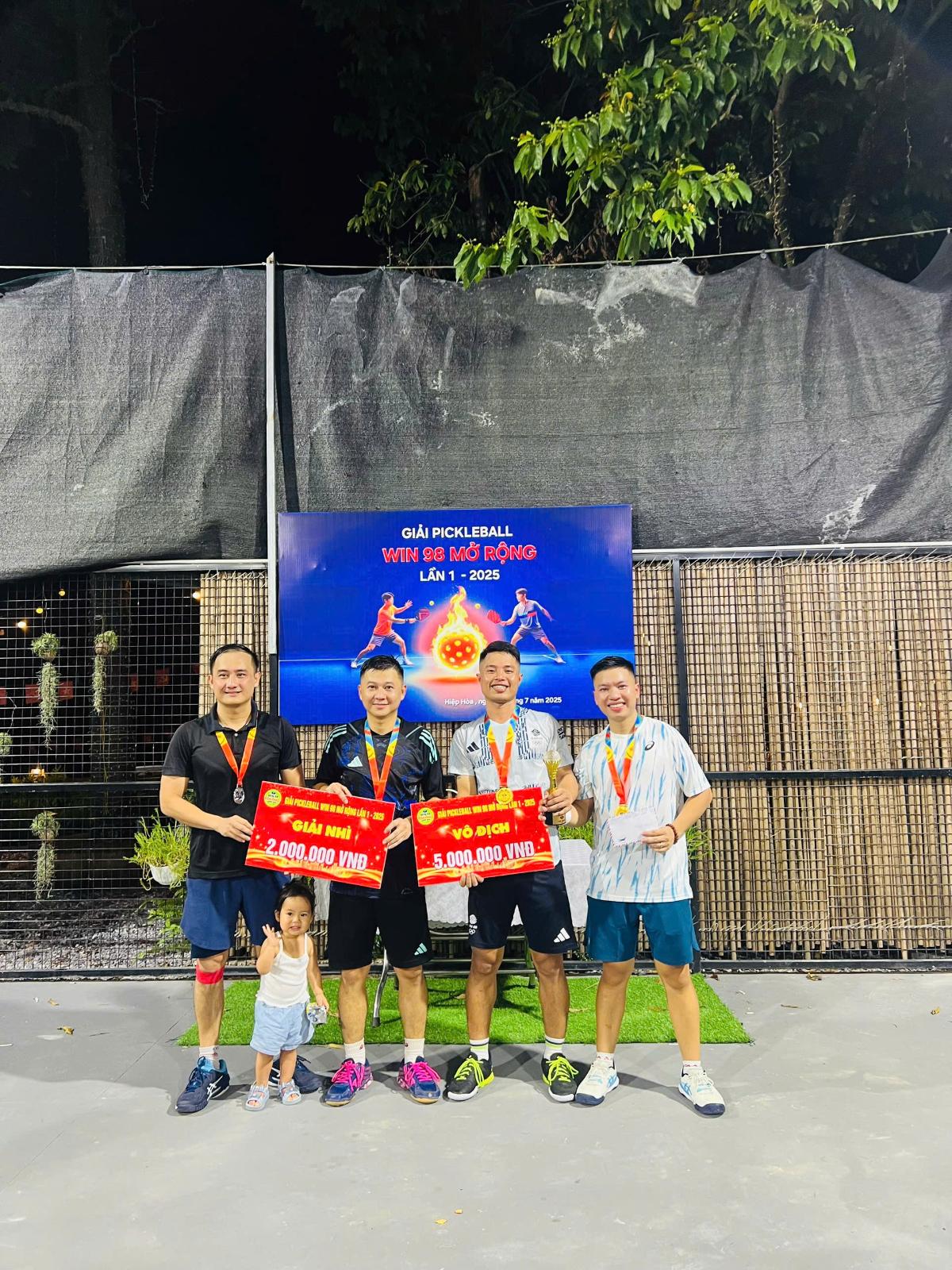 GIẢI PICKLEBALL WIN 98 MỞ RỘNG LẦN 1 -2025