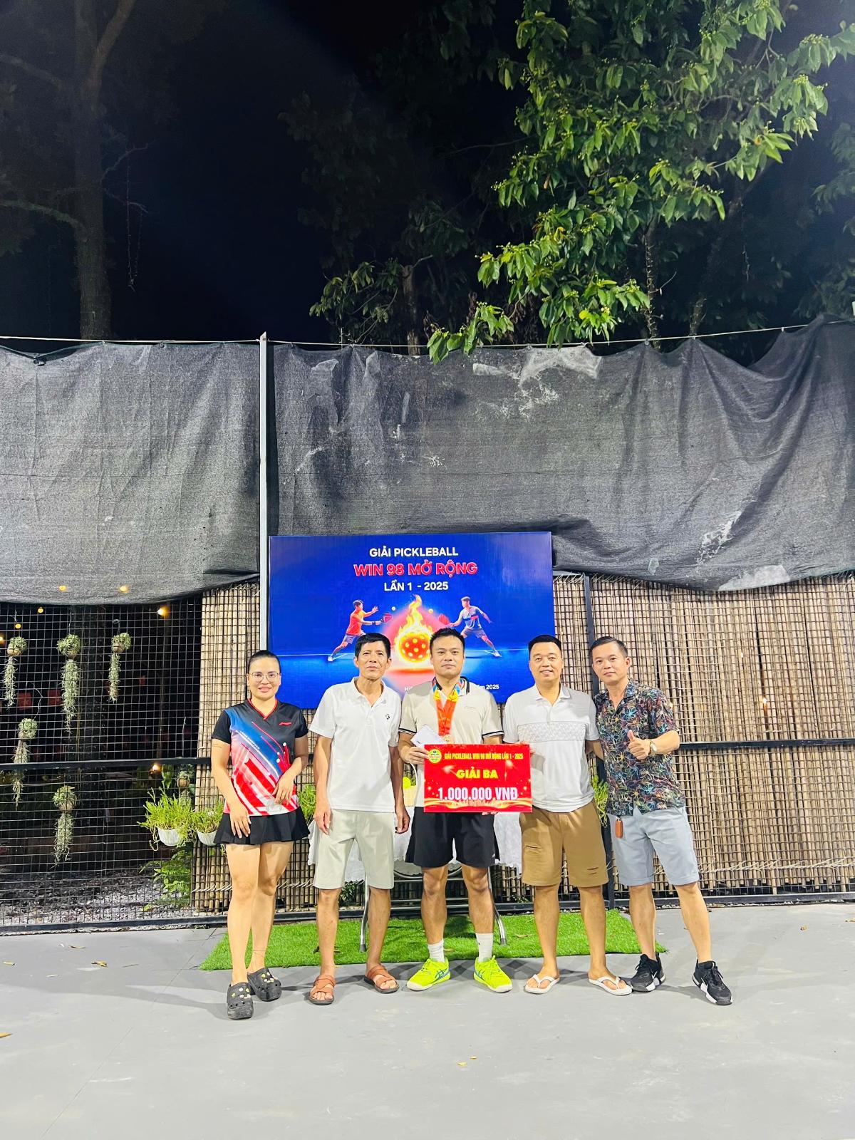 GIẢI PICKLEBALL WIN 98 MỞ RỘNG LẦN 1 -2025