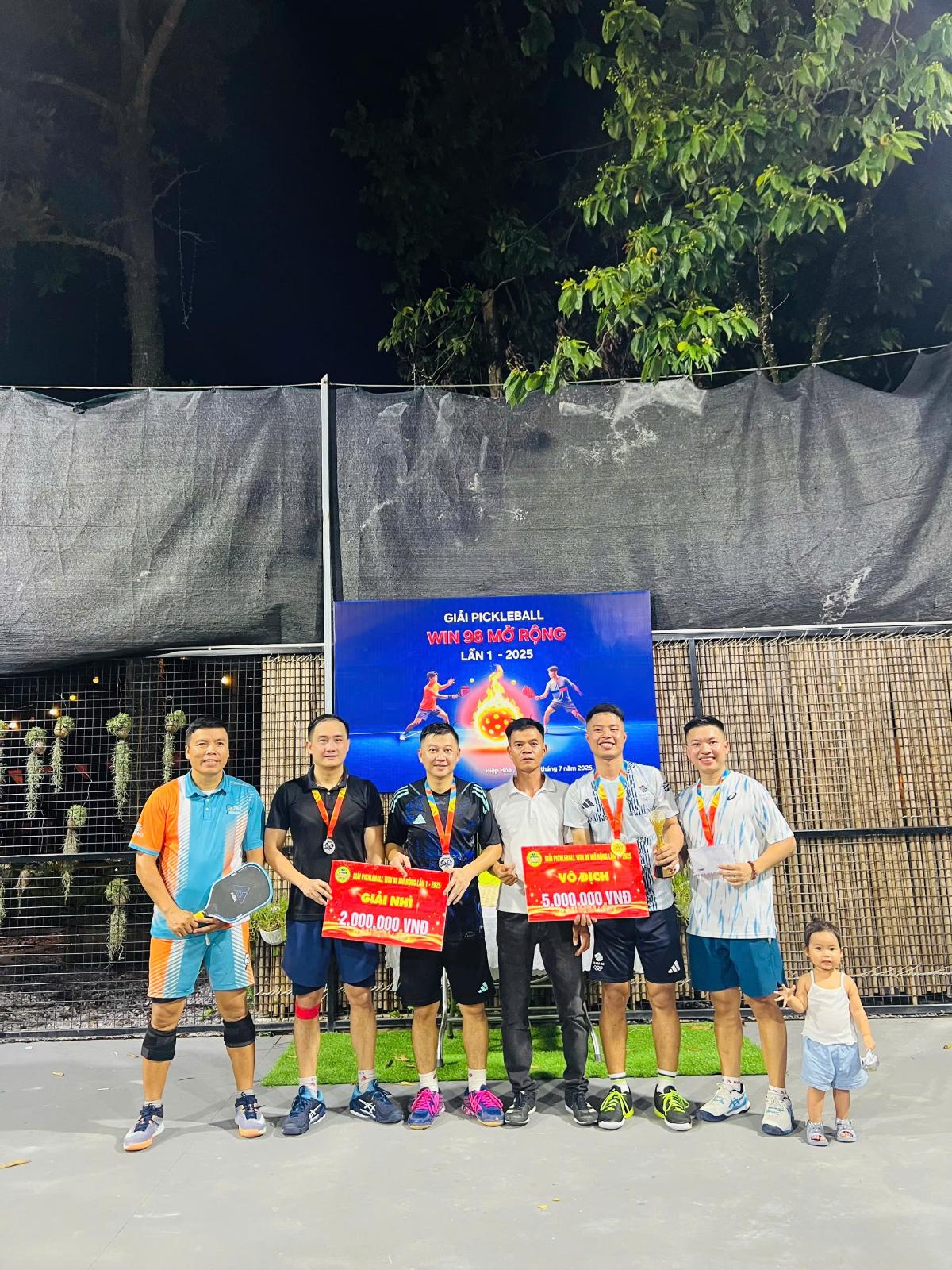 GIẢI PICKLEBALL WIN 98 MỞ RỘNG LẦN 1 -2025