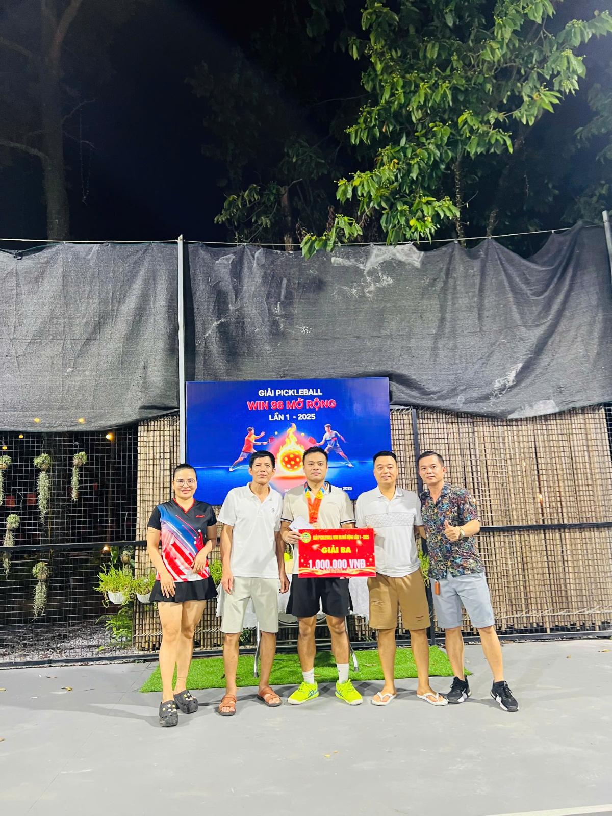 GIẢI PICKLEBALL WIN 98 MỞ RỘNG LẦN 1 -2025