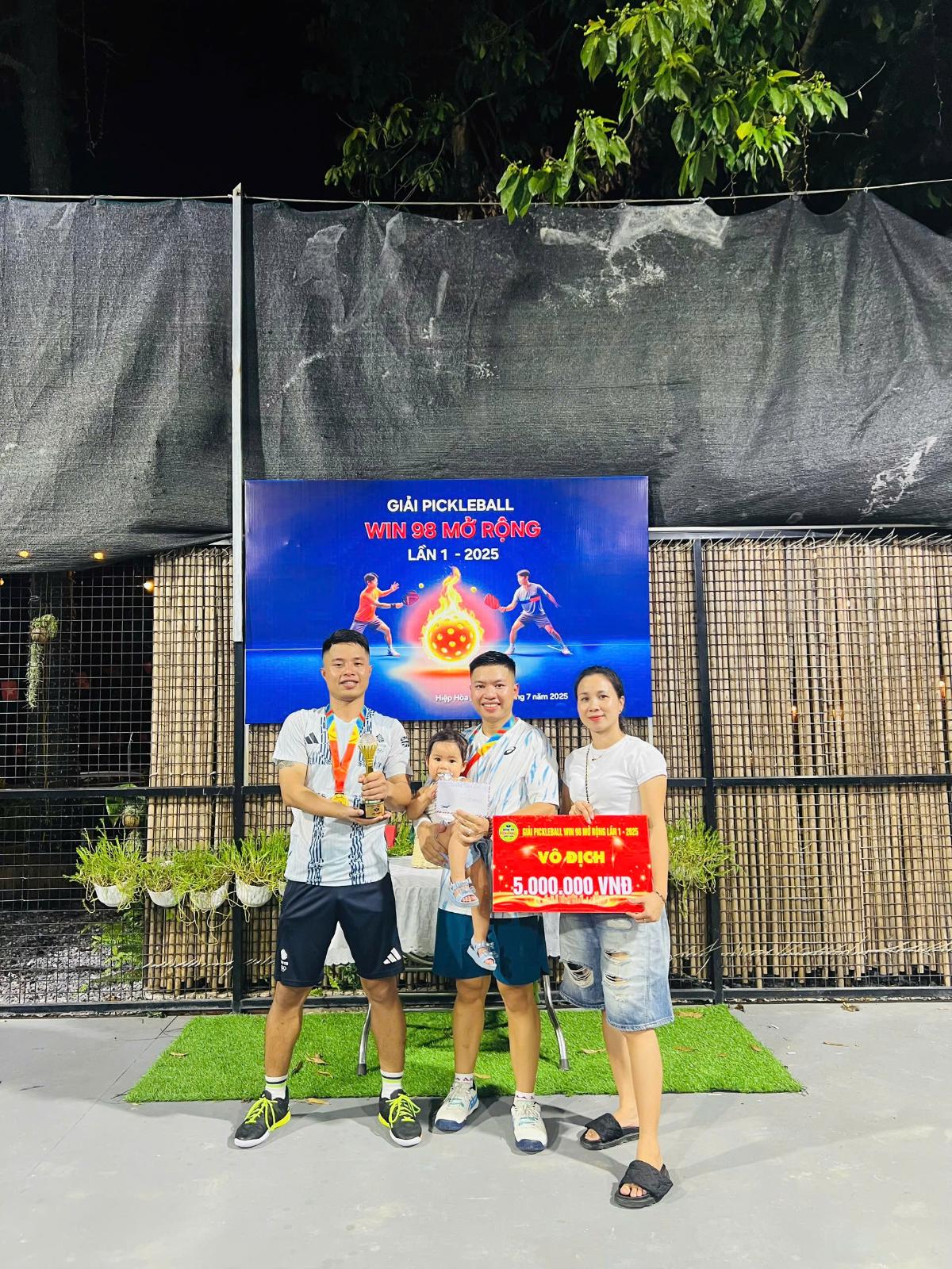 GIẢI PICKLEBALL WIN 98 MỞ RỘNG LẦN 1 -2025