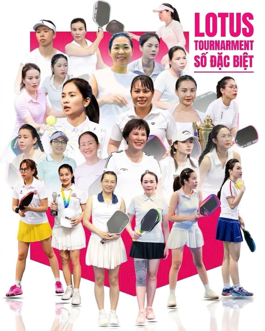 Giải pickleball sinh nhật lotus lần 2 nội dung đôi hỗn hợp 5.15 đôi nam nữ 4.7