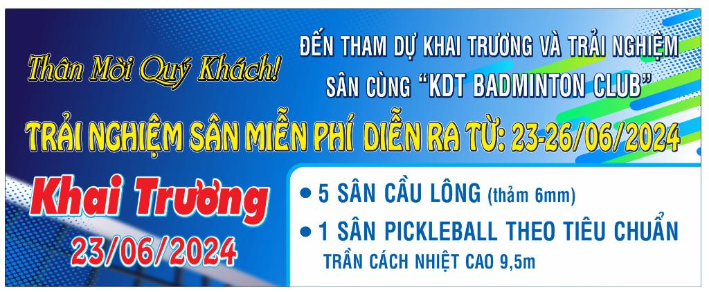 Sân Cầu Lông KDT