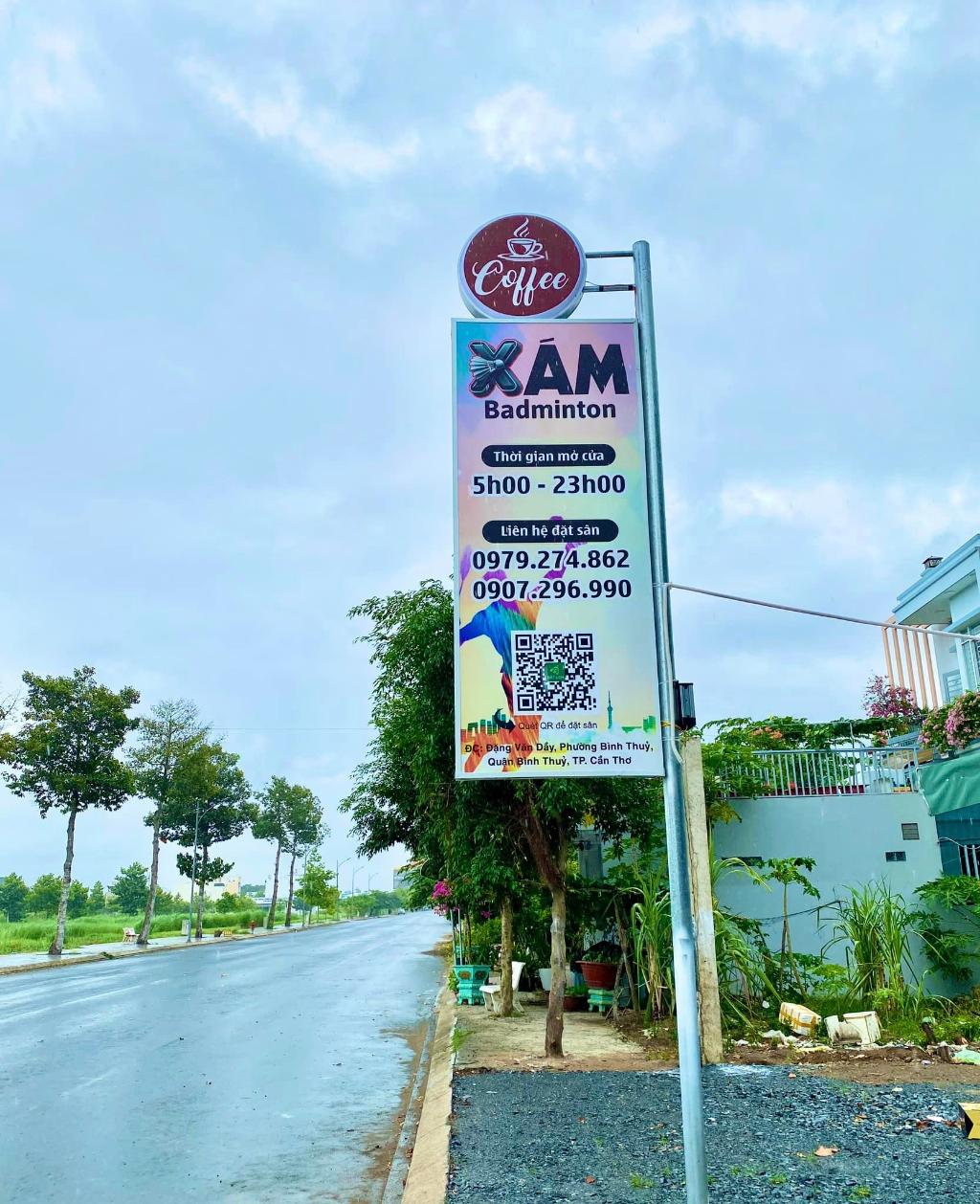 Sân Cầu Lông Xám badminton