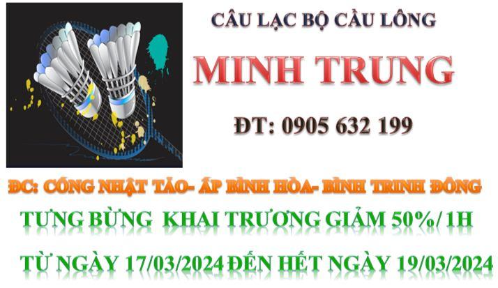 Sân Cầu Lông Minh Trung