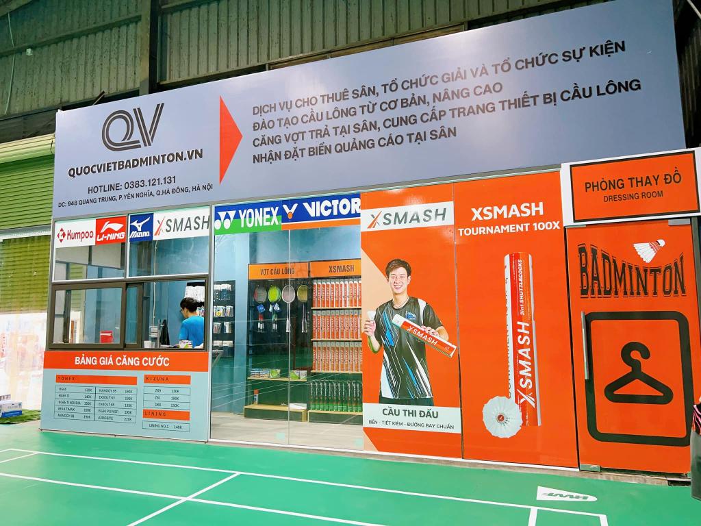 Sân cầu lông Quốc Việt Badminton 948 Quang Trung