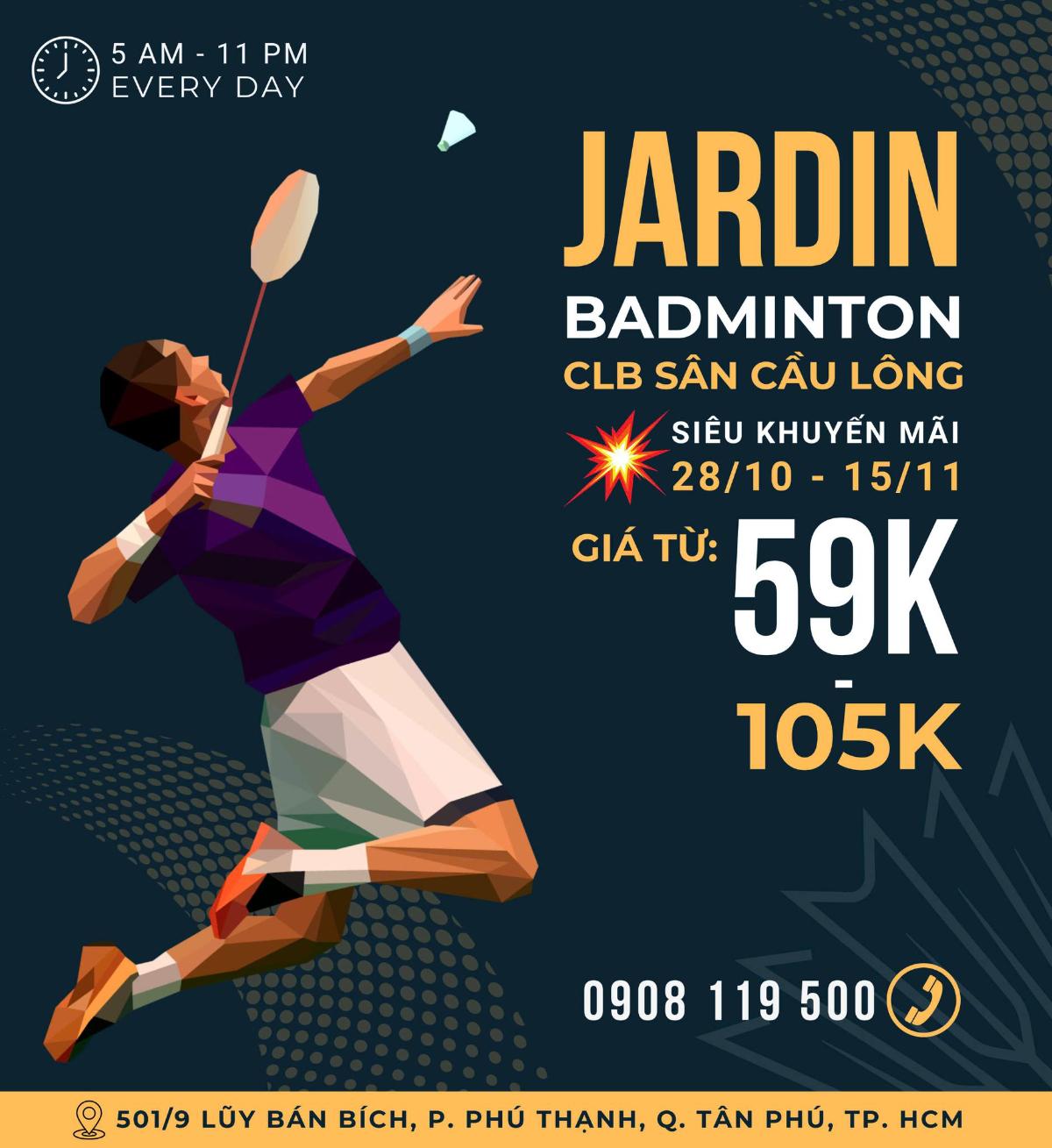 Sân Cầu Lông Jardin