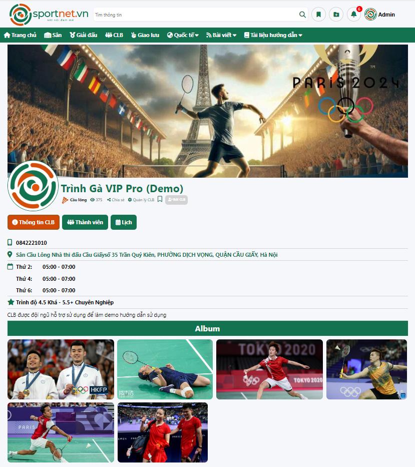 Sân Cầu Lông TN Badminton