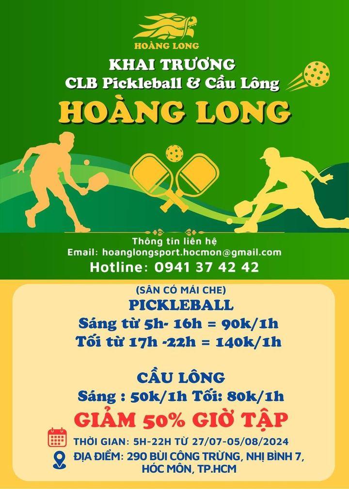 Sân Pickleball & Cầu Lông Hoàng Long Sports