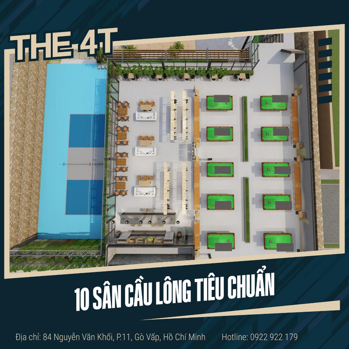Sân Pickleball & Cầu Lông The 4T Sportique