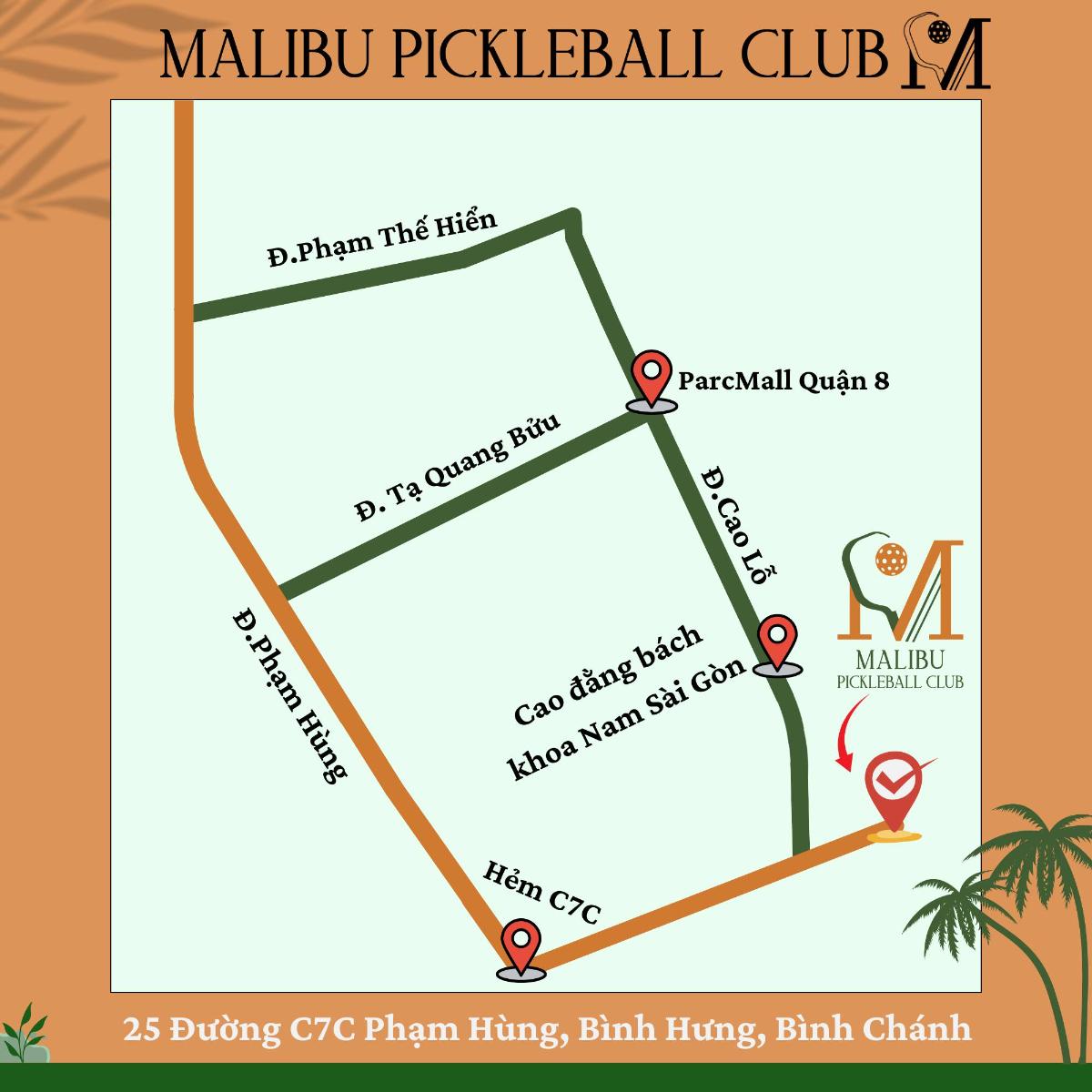 Sân Pickleball Malibu
