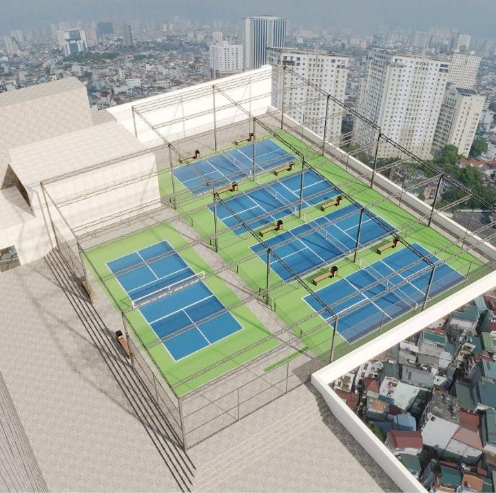 Sân Pickleball Rooftop