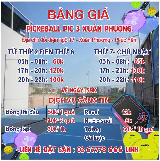 Sân Pic 3 Xuân Phương