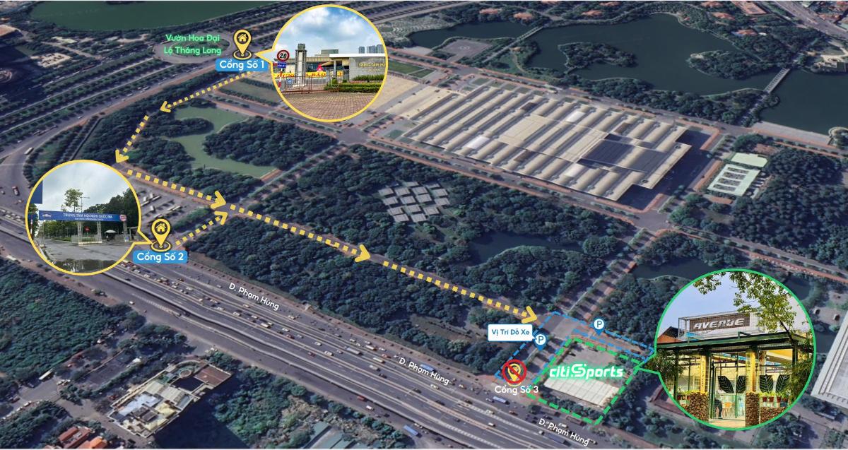 Sân pickleball Avenue Citi Sports