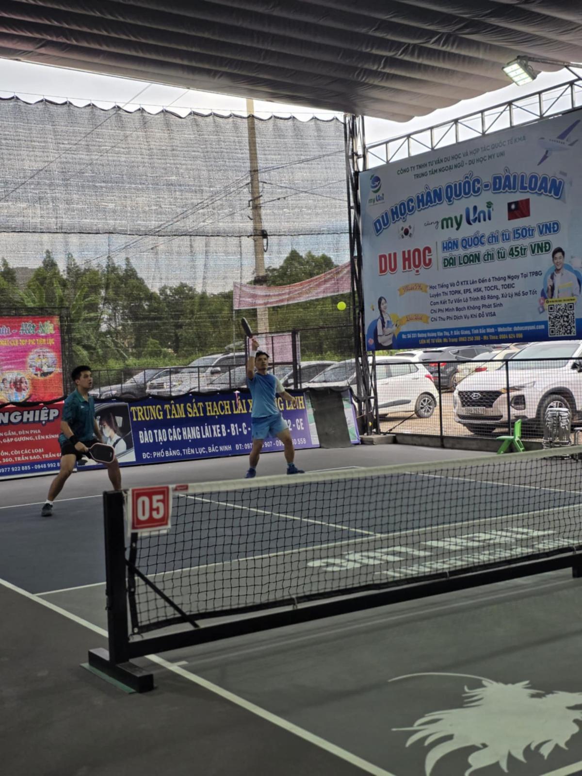 Sân Pickleball Liên Tục