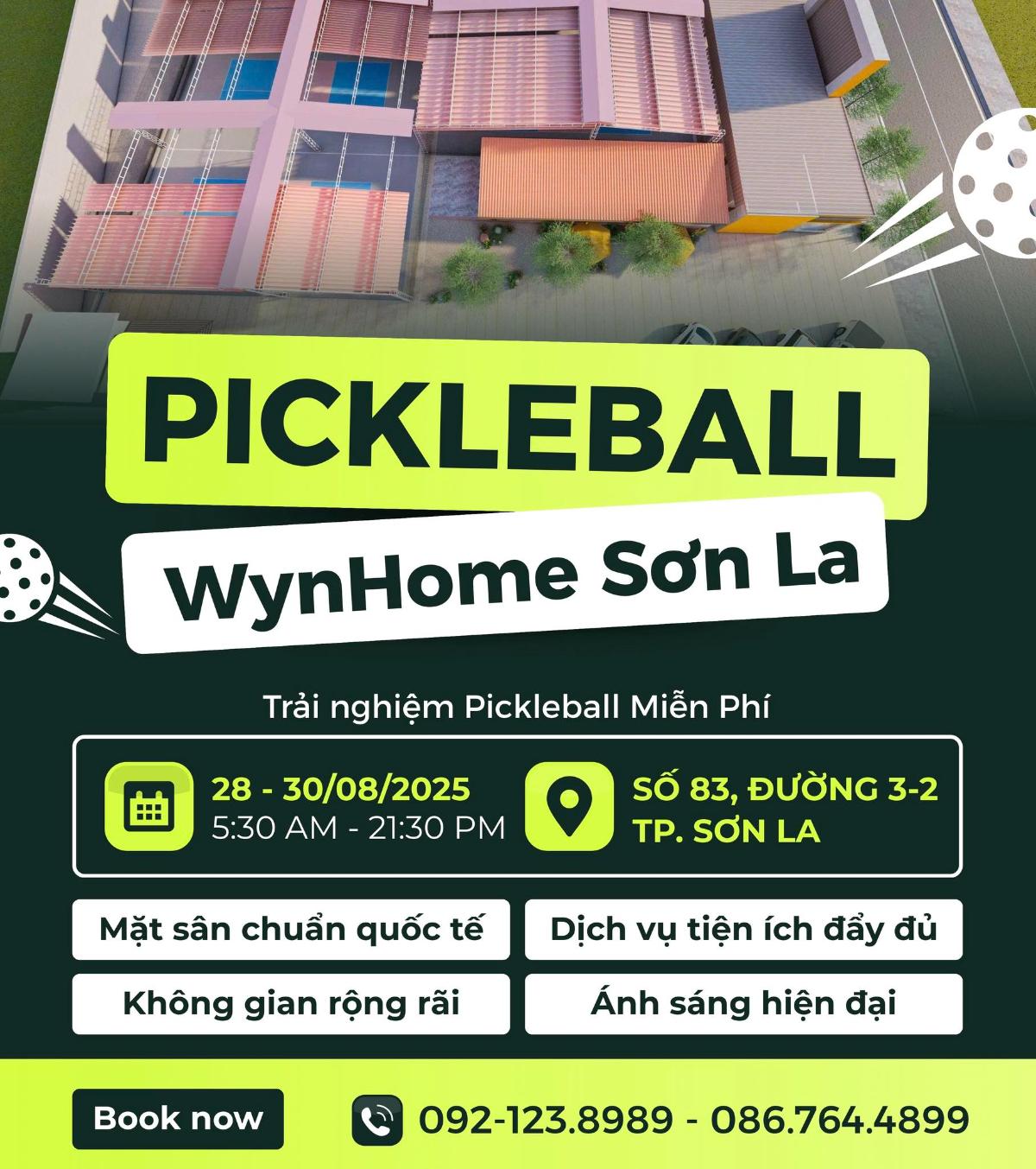 Sân Pickleball WynHome Center Sơn La
