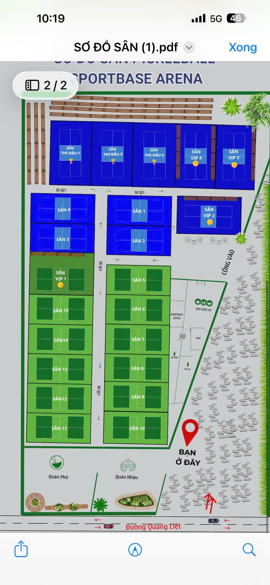 Sân Pickleball Sportbase Arena