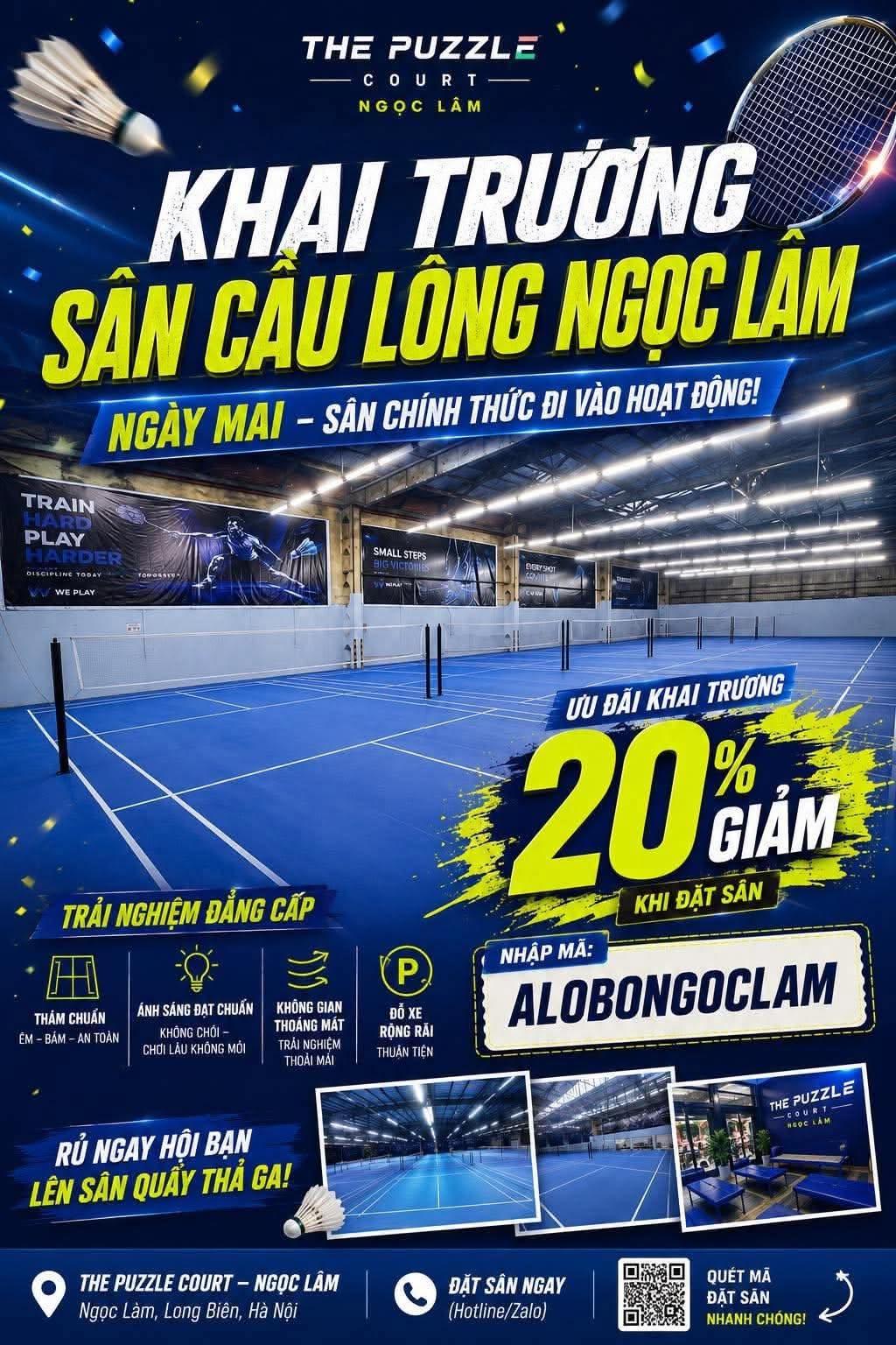 Sân Cầu Lông Ngọc Lâm