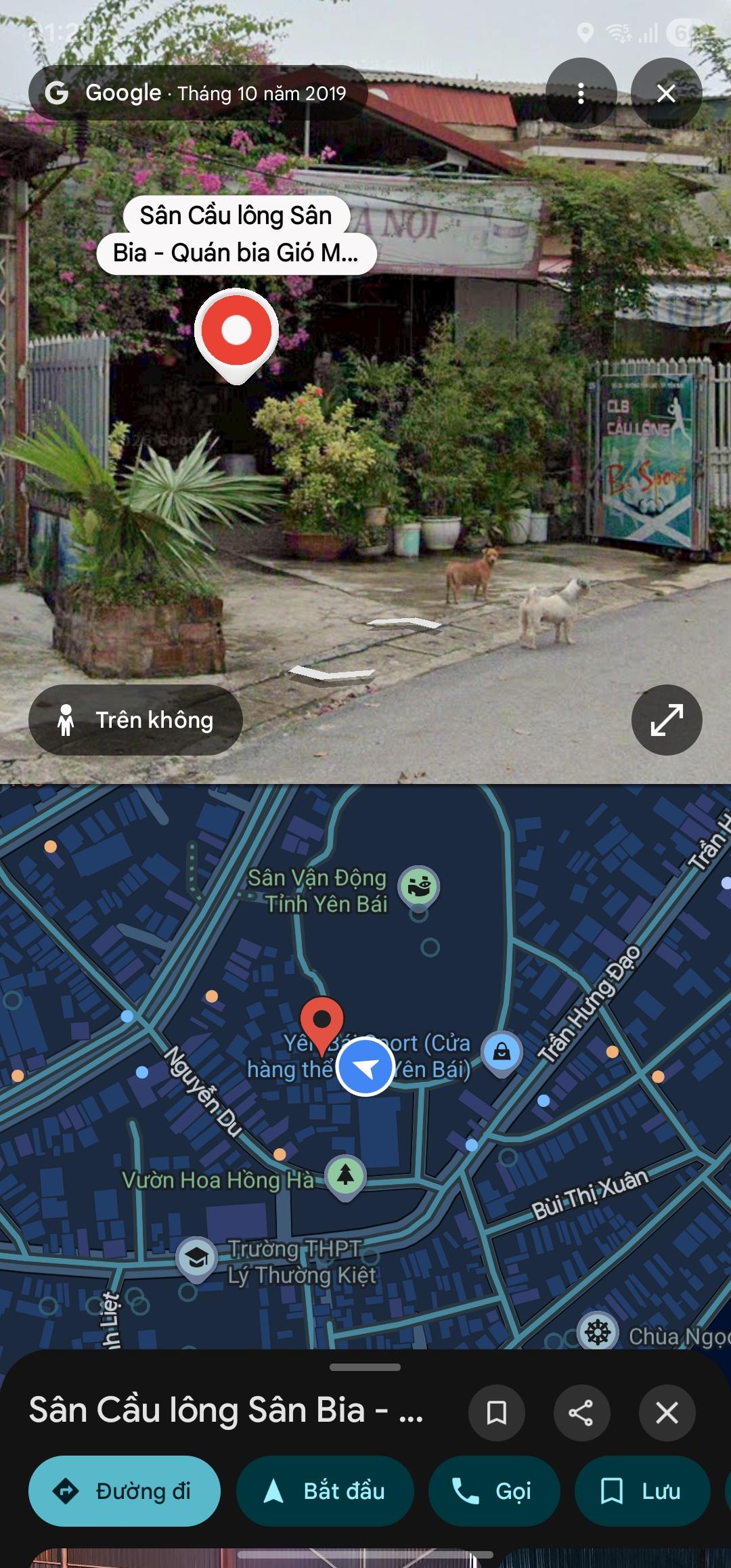 Sân Cầu Lông Sân Bia
