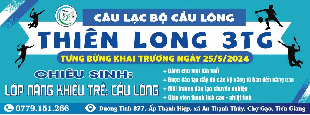 Sân Cầu lông Thiên Long 3TG 
