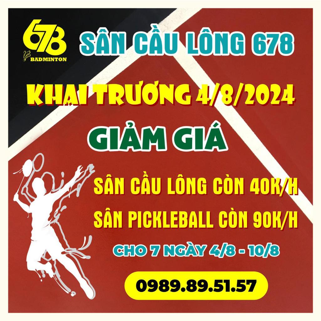 Sân Cầu Lông 678