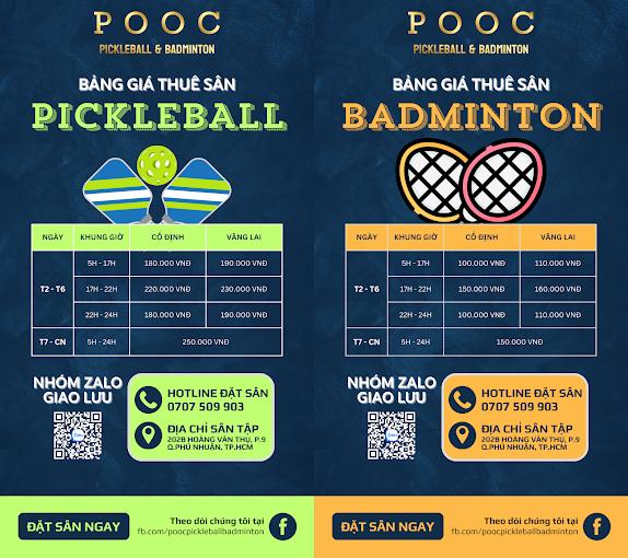Sân Cầu Lông PooC Badminton & PickleBal