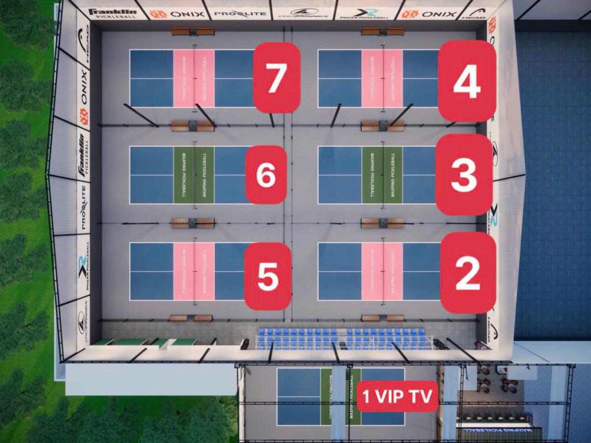 Sân Pickleball và Cầu Lông Maxping